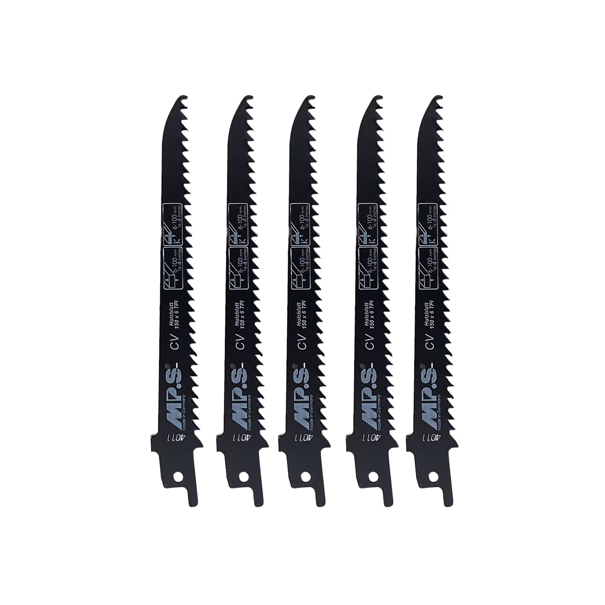 Image supplémentaire de l'article Lame de scie alternative CV fraisée et réglée GL 150/VL 130mm, ZT 4,2mm Image supplémentaire de l'article Lame de scie alternative CV fraisée et réglée GL 150/VL 130mm, ZT 4,2mm de la catégorie des lames de scie alternative