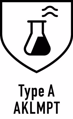 Gants de protection chimique Pirat taille 10 rouge-brun PVC EN388,EN ISO374-1 EPIIII