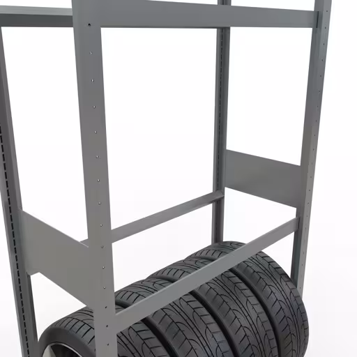 Figure n° 13 de l'article Rayonnage de base, rayonnage pour roues/pneus, 3500 x 900 x 400 mm, galvanisé, 5 niveaux de stockage avec une charge de compartiment de 150 kg par niveau du groupe de produits des rayonnages à étagères de Schulte Lagertechnik