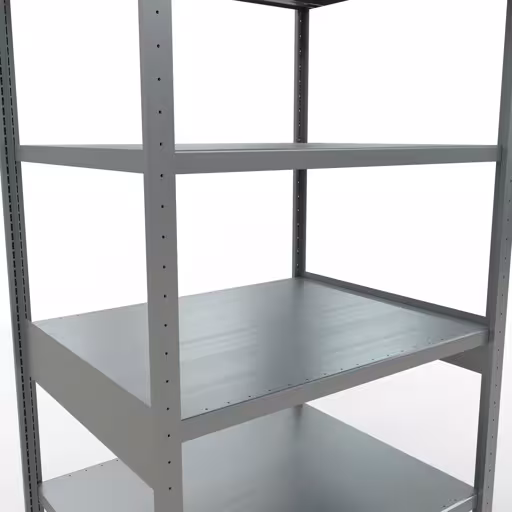 Figura n. 14 dell'articolo scaffale base, scaffale, sistema a innesto MULTIplus250, 2500 x 1000 x 800 mm (AxLxP), 6 ripiani, barre longitudinali, zincato del gruppo di prodotti sistema a innesto della marca Schulte Lagertechnik