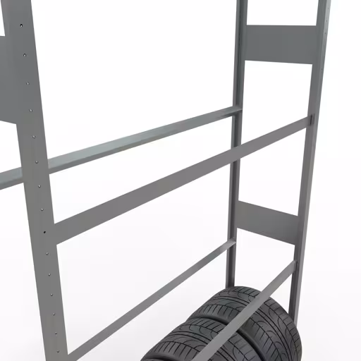 Figure n° 7 de l'article étagère de base, étagère pour roues/pneus, 4500 x 1500 x 400 mm, galvanisée, 6 niveaux de stockage du groupe de produits étagères de Schulte Lagertechnik