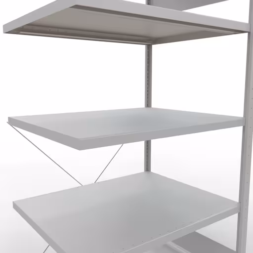 Image du produit n° 14 de l'article étagère complémentaire, système enfichable MULTIplus250, 2000 x 1000 x 800 mm, 5 étagères, RAL 7035 gris clair de la gamme de produits système enfichable de la marque Schulte Lagertechnik