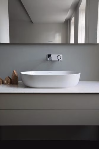 Detailbild 4059775 Duravit C.1 Mitigeur monocommandé pour lavabo, encastré Bec déverseur 225 mm, sans tirette, chrome Hansgrohe