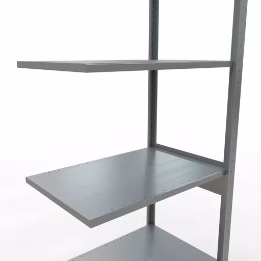 Scaffali componibili, scaffali, sistema a innesto MULTIplus150, 2500 x 750 x 500 mm (AxLxP), 6 ripiani, barre longitudinali, zincato della marca Schulte Lagertechnik della gamma dei sistemi a innesto