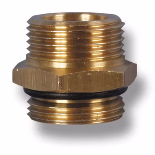 Raccord double auto-obturant 3/4" AG, accessoires pour stations solaires, article n° 28000890