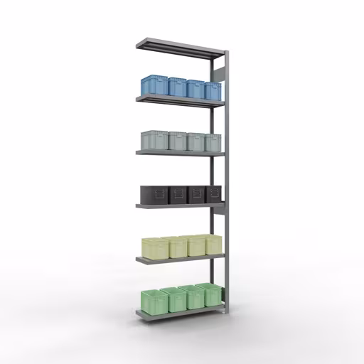 Immagine aggiuntiva dell'articolo Scaffale aggiuntivo, scaffale a scaffale, sistema a innesto MULTIplus250, 3000 x 1000 x 300 mm (AxLxP), 7 ripiani, barre longitudinali, zincato Immagine aggiuntiva dell'articolo Ripiano aggiuntivo, ripiano sistema a innesto MULTIplus250, 3000 x 1000 x 300 mm (AxLxP), 7 ripiani, barre longitudinali, zincato dal ripiano aggiuntivo