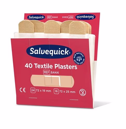 Strisce di gesso Salvequick elastico 6 confezione di ricarica da 40 pezzi SALVEQUICK