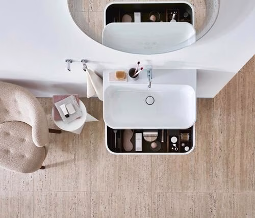 Duravit C.1 Mitigeur monocommandé pour lavabo M sans tirette, chrome Hansgrohe