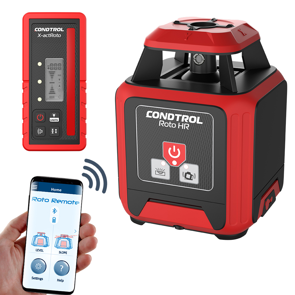 Horizontaler Rotationslaser mit ROTEM Laserstrahl Roto HR aus der Kategorie Rotationslaser mit der Teilenummer 7-2-091