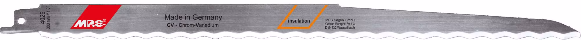 Lame de scie alternative MPS pour l'isolation, lame de scie alternative, réf. 4029-2