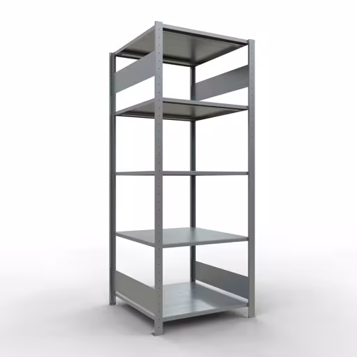 Image du produit n° 12 de l'article étagère de base, étagère à étagères, système enfichable MULTIplus150, 2000 x 750 x 800 mm, 5 étagères, galvanisé de la gamme de produits du système enfichable de Schulte Lagertechnik
