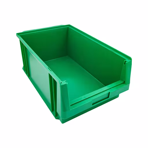 Un'altra vista dell'articolo contenitore a vista, PxLxA, 500x315x200 mm, verde, polipropilene dalla categoria Scaffali