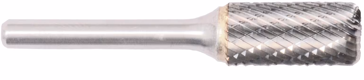 Forma B+ - cilindro arrotondato, frese in metallo duro, punte