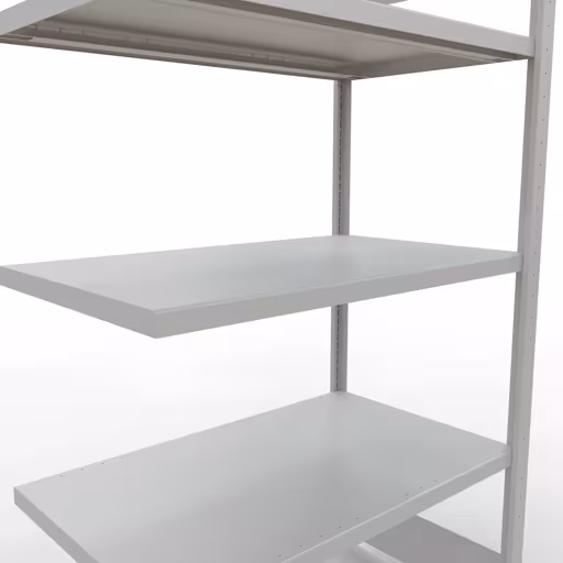 Produktbild Nr 15 des Artikels Anbauregal, Fachbodenregal Stecksystem MULTIplus330, 2000 x 1000 x 600 mm (HxBxT), 5 Fachböden, Längenriegel, RAL 7035 lichtgrau Abbildung Nr 15 des Artikels Anbauregal, Fachbodenregal Stecksystem MULTIplus330, 2000 x 1000 x 600 mm (HxBxT), 5 Fachböden, Längenriegel, RAL 7035 lichtgrau aus der Produktgruppe Stecksystem von der Marke Schulte Lagertechnik