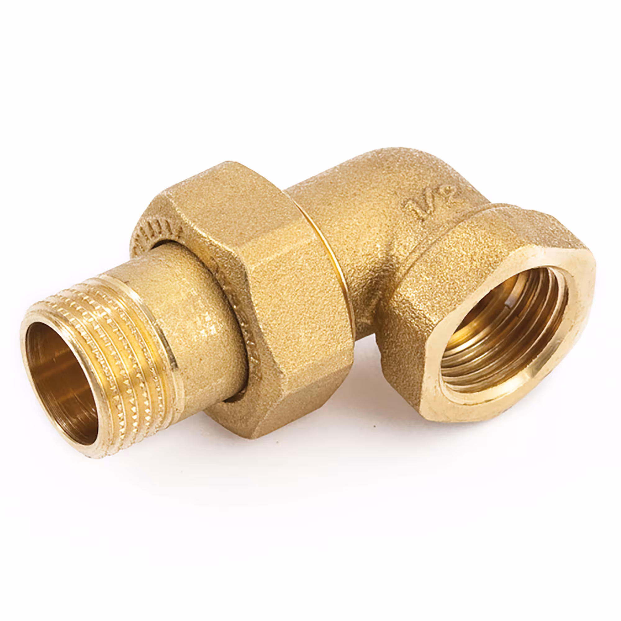 Raccordo a gomito 2" IT/AG in ottone con O-ring di General Fittings Raccordi a gomito con filettatura interna ed esterna, raccordi con filettatura in ottone, articolo n. 2700I4H202000A