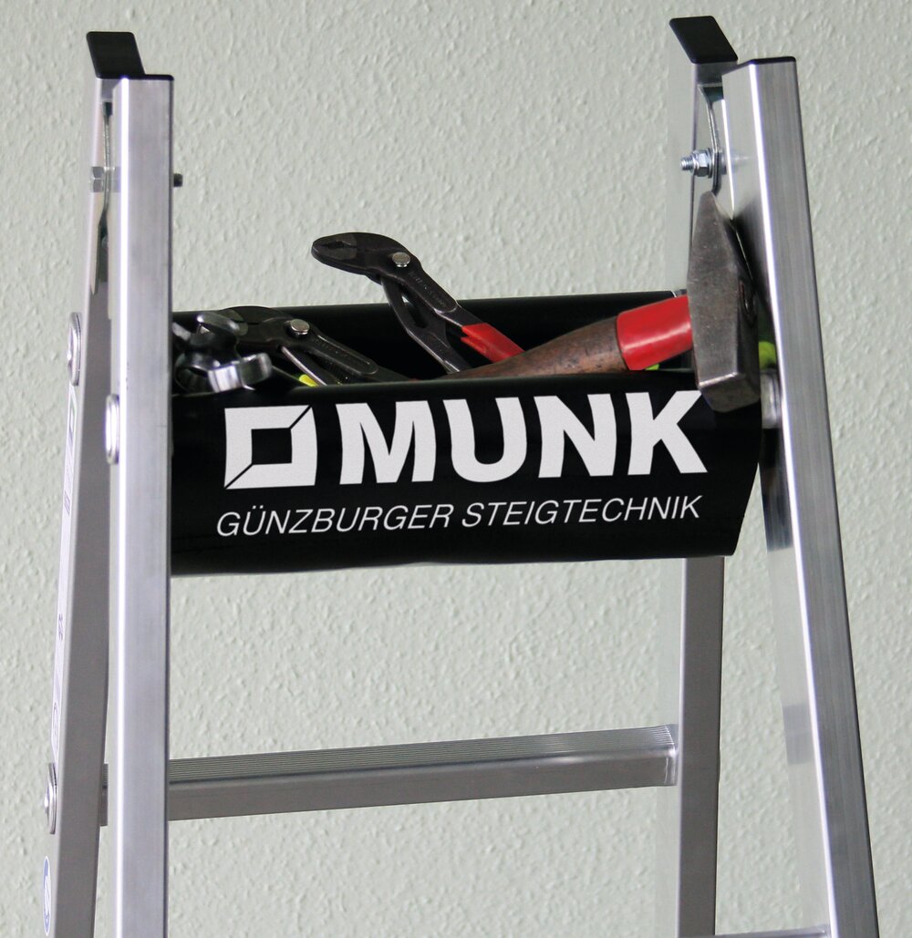 Munk Sprossen-Stehleiter Holz 2x4 Sprossen