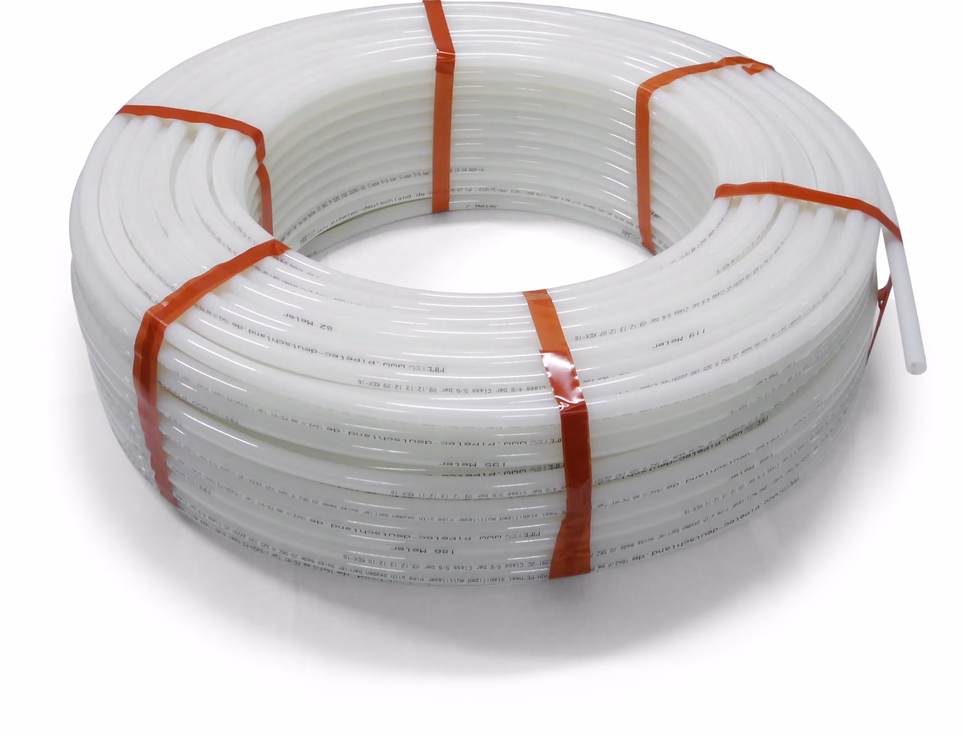 Tube en plastique solide Pipetec PE-RT 5 couches pour applications de chauffage uniquement de la catégorie Tubes composites multicouches avec le numéro d'article HR1720500