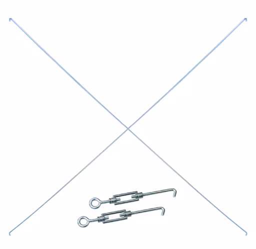 Set di traverse 750/1000, zincato di Schulte Lagertechnik Set traverse 750/1000, zincato, accessori, articolo n. 12690