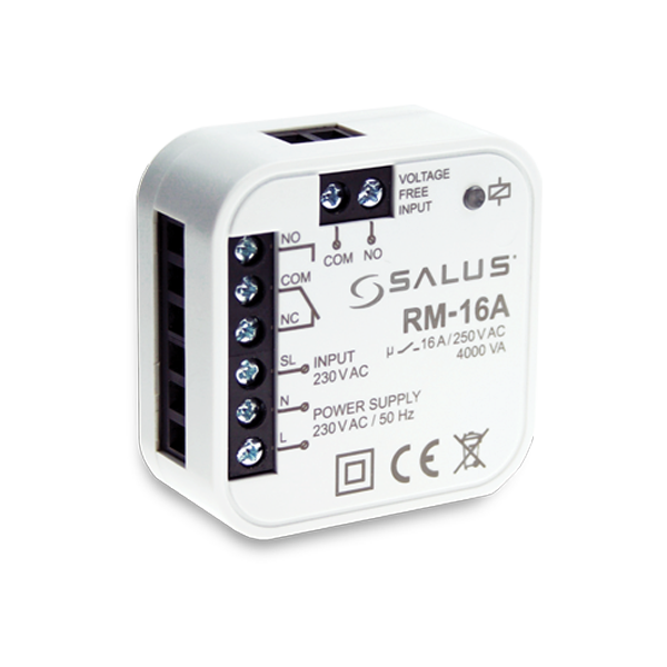 Relais UP pour TS-S-R40, 16A câblé par GeMeTherm Relais pour les séries TS-S-RE10R, TS-S-RE22R, TS-S-RE20R et TS-S-R40 de la catégorie Thermostat d'ambiance avec le numéro d'article TS-S-E16