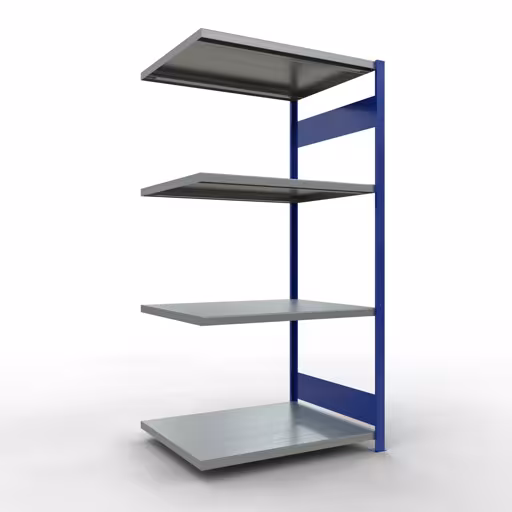 Figure n° 13 de l'article Système d'étagères enfichables MULTIplus330, 2000 x 1000 x 800 mm, 5 étagères, RAL 5010 bleu gentiane/galvanisé du groupe de produits Systèmes enfichables de Schulte Lagertechnik
