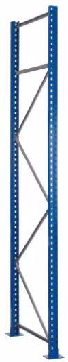 Telaio portapallet S625-A18, non montato, 5500x800 mm, blu/zincato, accessori, articolo n. 16377-N
