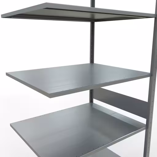 Scaffali aggiuntivi, scaffali, sistema a innesto MULTIplus150, 3000 x 1000 x 800 mm (AxLxP), 7 ripiani, barre longitudinali, zincato della marca Schulte Lagertechnik dalla gamma di prodotti dei sistemi a innesto