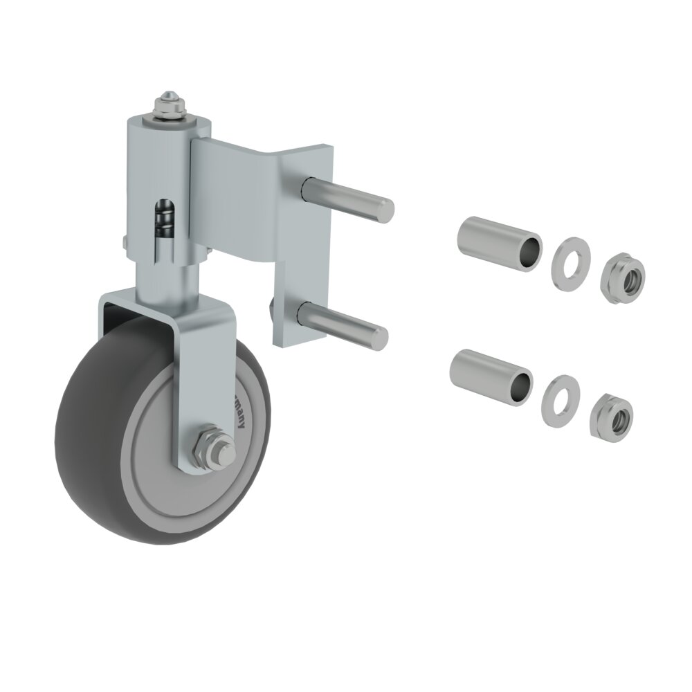 Rullo a molla Munk per scale a pioli della categoria scale a piattaforma mobili, numero articolo 019809