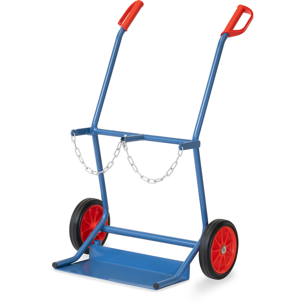 Stahlflaschenkarre 52204V Vollgummibereifungvon der Marke Fetra Stahlflaschenkarre 2x204 aus Stahlrohr geschweißt aus der Kategorie Karren mit der Artikelnummer 52204V