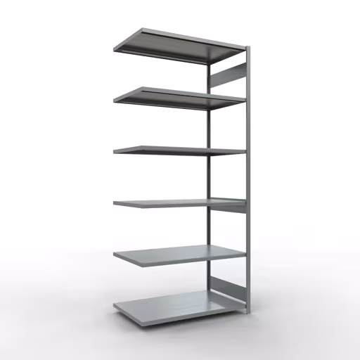 Figure n° 13 de l'article, système d'étagères enfichables MULTIplus250, 3000 x 1300 x 800 mm, 7 étagères, galvanisées du groupe de produits système enfichable de Schulte Lagertechnik