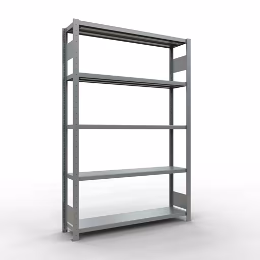 Figure n° 13 de l'article étagère de base, étagère, système enfichable MULTIplus250, 2000 x 1300 x 300 mm, 5 étagères, galvanisées du groupe de produits système enfichable de Schulte Lagertechnik