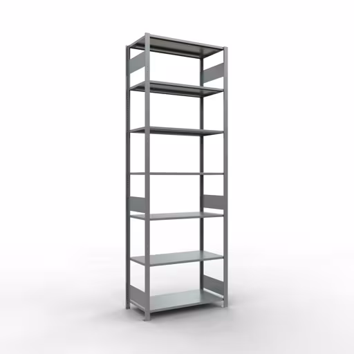 Figure n° 15 de l'article étagère de base, système d'étagères enfichables MULTIplus85, 3000 x 1000 x 500 mm, 7 étagères, galvanisées du groupe de produits système enfichable de la marque Schulte Lagertechnik