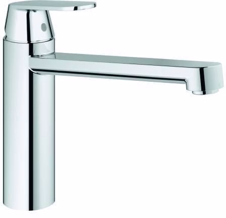 Robinet mitigeur de cuisine monocommande GROHE Eurosmart C 30193, bec moyen-haut, chromé, de la catégorie robinetterie de cuisine, référence 6000516409