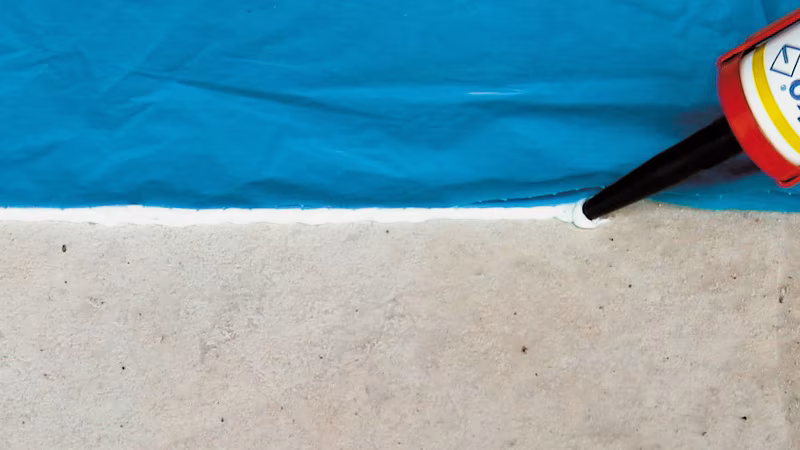 Iso-Dicht 315 g bleu Colle et mastic d'étanchéité, pour le collage de films PE et HDPE Iso-Dicht 315 g bleu Colle et mastic d'étanchéité, pour le collage de films PE et HDPE