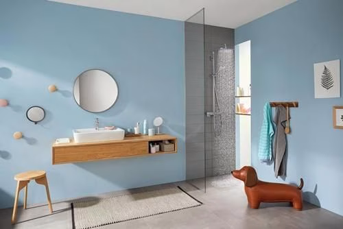 Detailbild 4070088 Hansgrohe Showerpipe Croma E 280 1jet chrome avec thermostat de douche