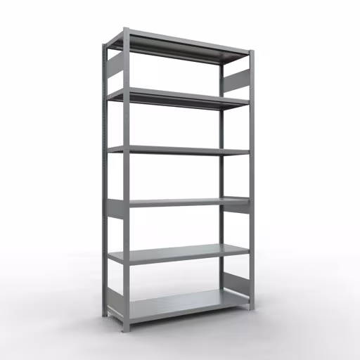 Figure n° 15 de l'article étagère de base, système d'étagères enfichables MULTIplus250, 2500 x 1300 x 500 mm, 6 étagères, galvanisées du groupe de produits système enfichable de Schulte Lagertechnik