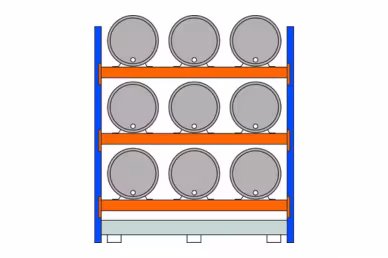 Rayonnages pour fûts Rayonnages pour fûts