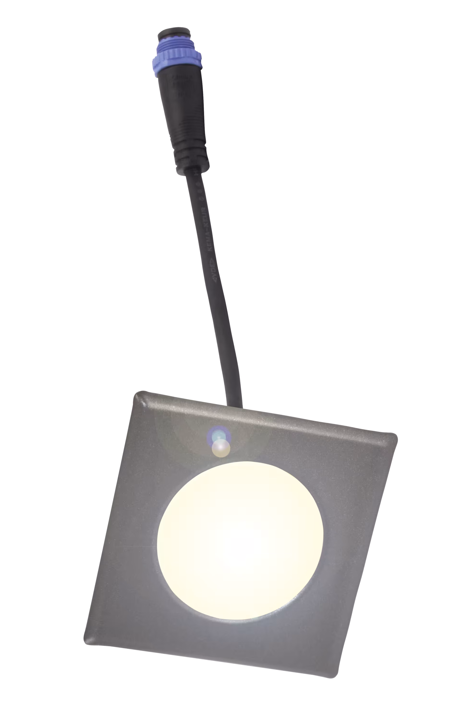 TerraLight Einzelspot eckig 60 x 60 mm, anthrazit DB 703 FS, warmweiß von Beko TerraLight Einzelspot eckig 60 x 60 mm, anthrazit DB 703 FS, warmweiß aus der Kategorie Terrassenbeleuchtung mit der Artikelnr. 505 70 104