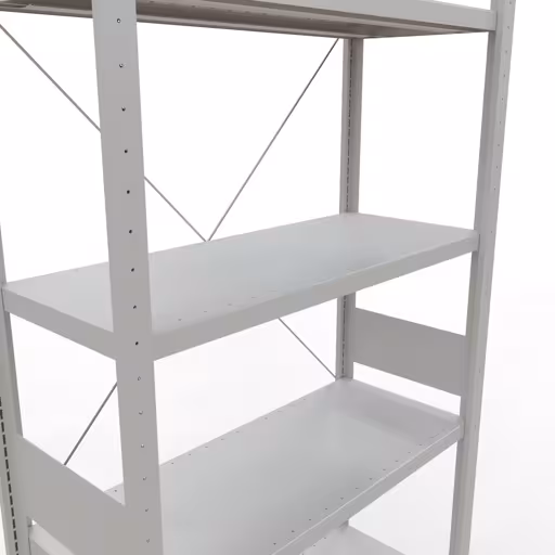 Figure n° 15 de l'article étagère de base, système d'étagères enfichables MULTIplus330, 3000 x 1000 x 400 mm, 7 étagères, RAL 7035 gris clair du groupe de produits système enfichable de la marque Schulte Lagertechnik