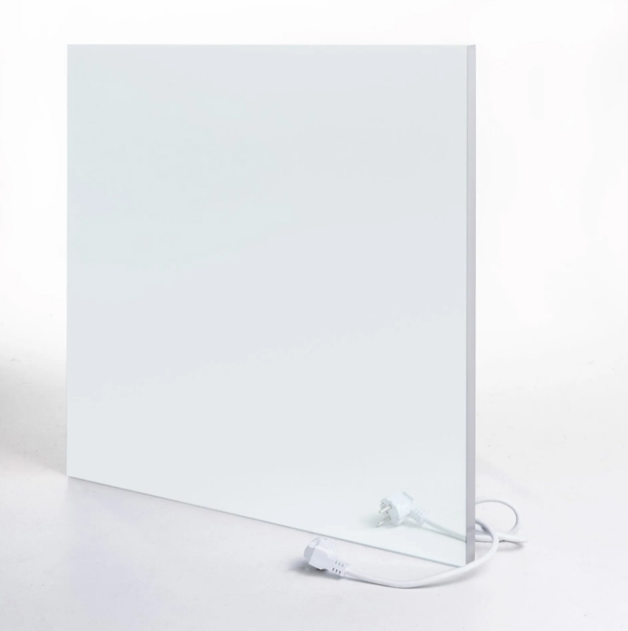 Chauffage infrarouge en verre blanc 900 watts, 1220x620x25 mm de GeMeTherm Chauffage infrarouge en verre blanc de la catégorie Chauffages et panneaux infrarouges avec le numéro d'article IHP-GW-0900