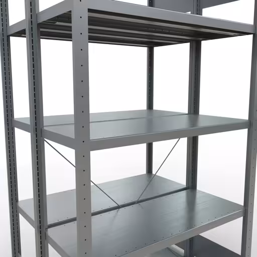Image du produit n° 12 de l'article étagère de base, système d'étagères enfichables MULTIplus250, 2000 x 1000 x (2x400) mm, 2x5 étagères, galvanisé de la gamme d'étagères de la marque Schulte Lagertechnik