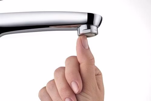 Detailbild 4039060 Duravit B.1 Einhebel-Waschtischmischer M mit Zugstange, Chrom Hansgrohe