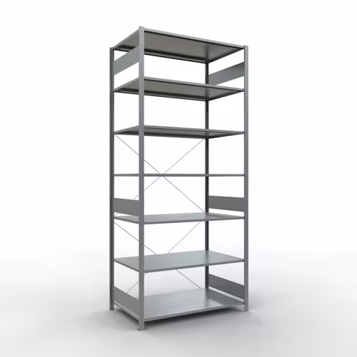 Étagère de base du système enfichable 3000x1300x800 mm, type 150 kg, galvanisée de la marque Schulte Lagertechnik de la gamme de produits du système enfichable