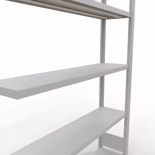 Produktbild Nr 15 des Artikels Anbauregal, Fachbodenregal Stecksystem MULTIplus250, 2000 x 1300 x 300 mm (HxBxT), 5 Fachböden, Längenriegel, RAL 7035 lichtgrau Abbildung Nr 15 des Artikels Anbauregal, Fachbodenregal Stecksystem MULTIplus250, 2000 x 1300 x 300 mm (HxBxT), 5 Fachböden, Längenriegel, RAL 7035 lichtgrau aus der Produktgruppe Stecksystem von der Marke Schulte Lagertechnik