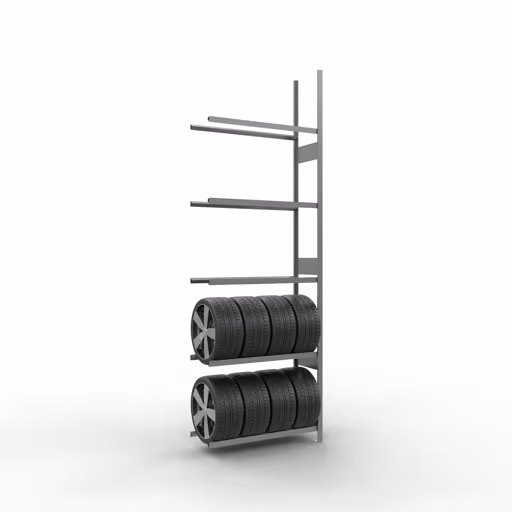 Figure n° 9 de l'article Rayonnage supplémentaire, rayonnage pour roues/pneus, 3500 x 1150 x 400 mm, galvanisé, 5 niveaux de stockage du groupe de produits Rayonnages à étagères de Schulte Lagertechnik