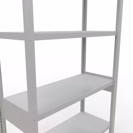 Figure n° 8 de l'article étagère de base, système d'étagères enfichables MULTIplus250, 2500 x 1000 x 400 mm, 6 étagères, gris clair RAL 7035 du groupe de produits système enfichable de la marque Schulte Lagertechnik