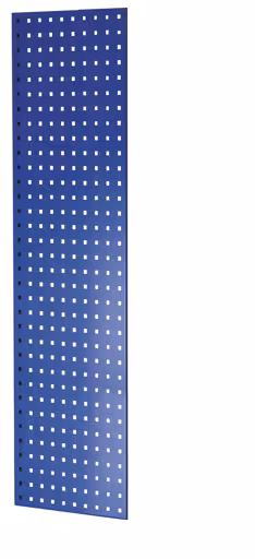 Image supplémentaire de l'article panneau latéral en tôle perforée, 90 x 1300 x 400 mm (H x P), RAL 5010 bleu gentiane des accessoires
