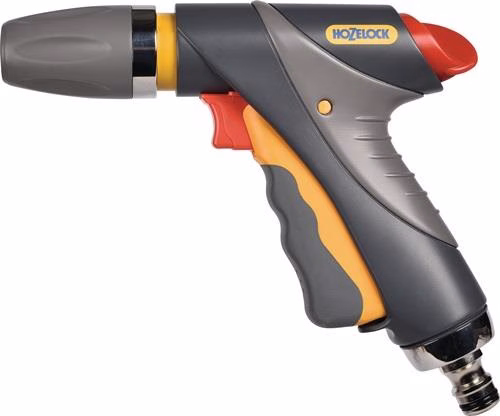 Pistola a spruzzo Jet Spray Pro con sistema di innesto HOZELOCK del marchio Hozelock Pistola a spruzzo Jet Spray Pro con sistema di innesto HOZELOCK, appartenente alla categoria di attrezzature per l'irrigazione e ugelli a spruzzo, codice articolo 4000350181.