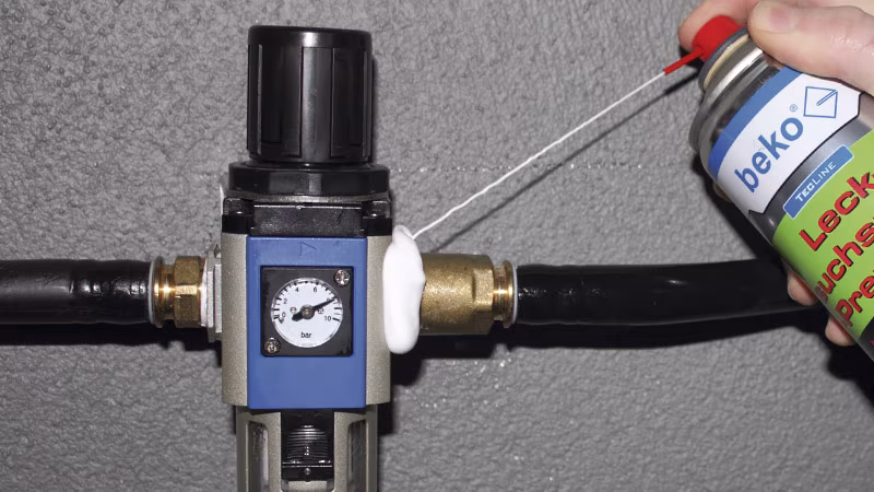 TecLine spray per il rilevamento delle perdite -PREMIUM- contenuto 400 ml, contenitore 500 ml Person