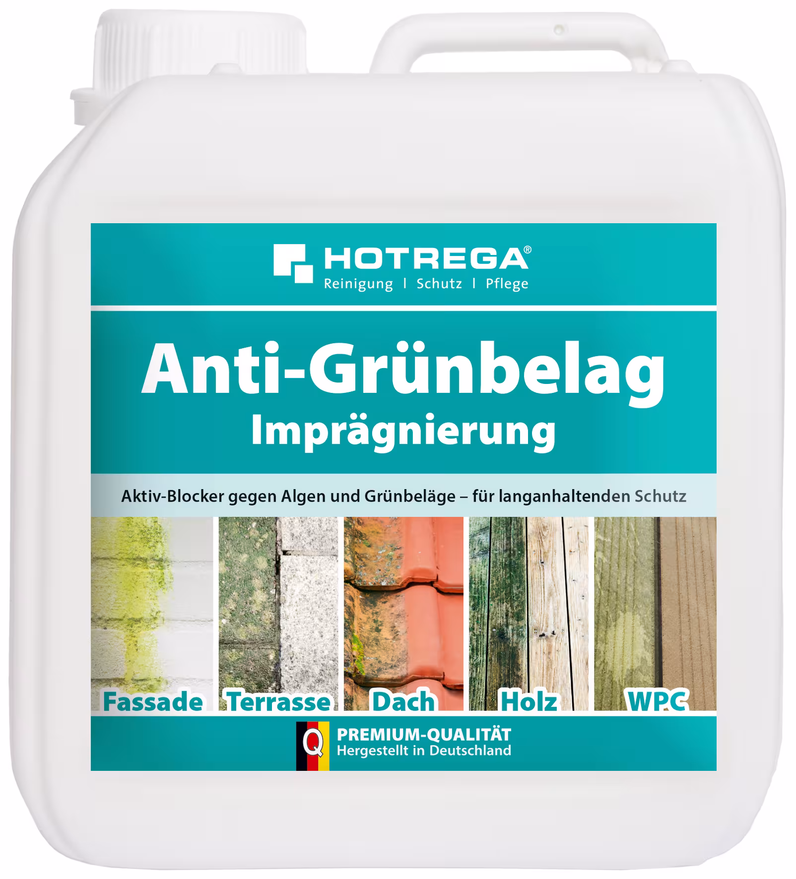 Impregnante anti-deposito verde tanica da 2 litri pronta all'uso | HOTREGA® di Hotrega Impregnante anti-deposito verde tanica da 2 litri pronta all'uso | HOTREGA®, pulitore da giardino, articolo n. H110110002