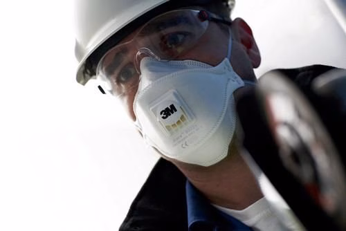 Detailbild 4067891 Maschera respiratoria 9332+ FFP3/V NRD con valvola di espirazione 10 pezzi/scatola 3M